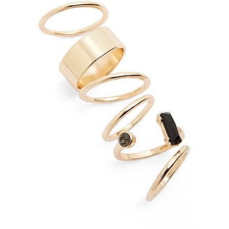 GOLD RINGS polyvore - Google Search