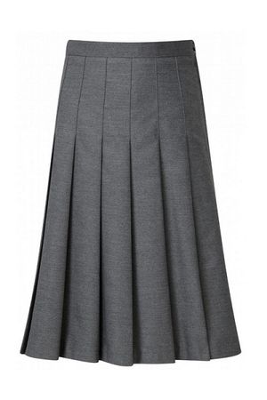 Grey Pleated School Skirt - Banner Aspire Girls' Grey Skirt