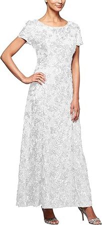 Amazon.com: Mother of The Bride Dresses Lace Appliques Sequins Wedding Guests Dresses Floral Evening Dresses Long Chiffon : Clothing, Shoes & Jewelry