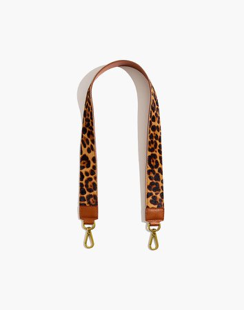 The Shoulder Bag Strap: Leopard Calf Hair Edition