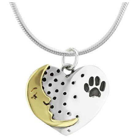 Moonstruck Paw Sterling Necklace | The Animal Rescue Site