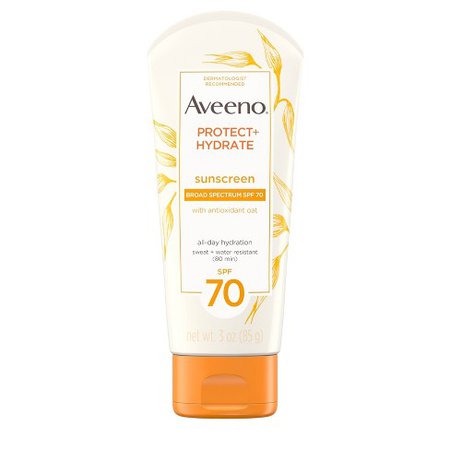 Aveeno Protect+Hydrate Sunscreen Lotion - SPF 70 - 3oz : Target