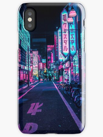 "Tokyo - A Neon Wonderland" iPhone Cases & Covers by HimanshiShah | Redbubble