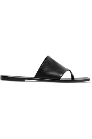 The Row | Flip Flop leather sandals | NET-A-PORTER.COM