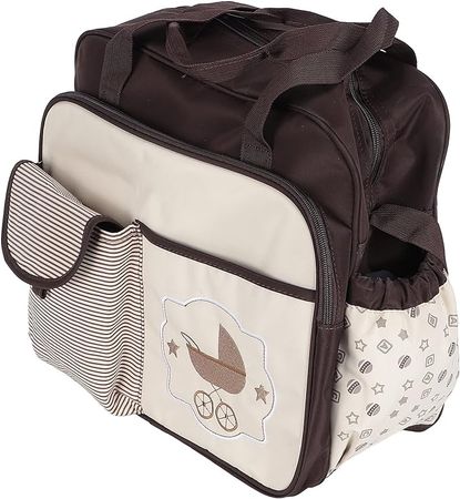 Maternity Nappy Bag, Large Tote Bag Milk Bottle Diaper Bag Travel Bag Overnight Bag for Airplanes for Hospital for Travel : Amazon.com.au: Baby