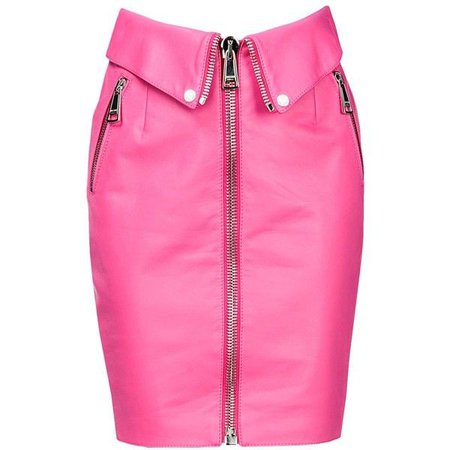Moschino Leather Skirt