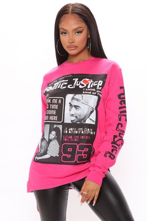 Make It Out Here Top - Hot Pink, Graphic Tees | Fashion Nova