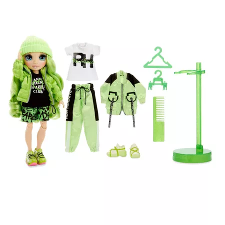 Rainbow High Jade Hunter – Green Fashion Doll With 2 Outfits : Target