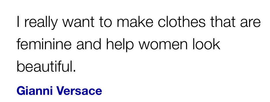 Gianni Versace Quote - Beautiful