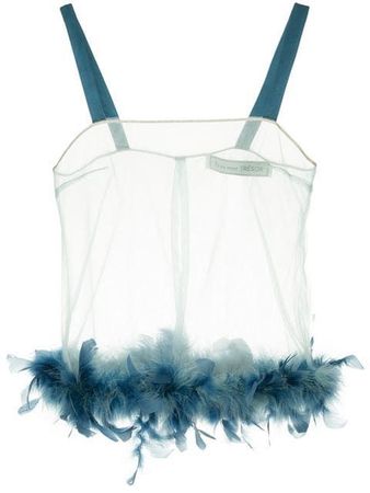 sheer feather top