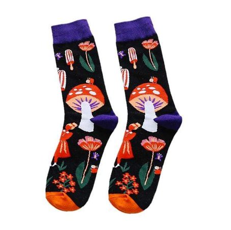 Mushroom Socks | Aesthetic Socks