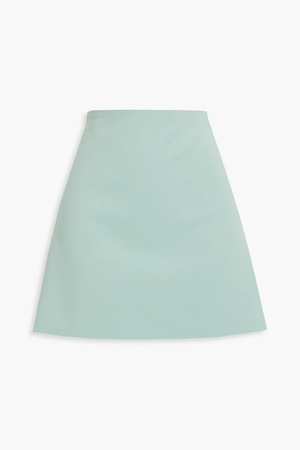ALICE + OLIVIA Darma wrap-effect crepe mini skirt