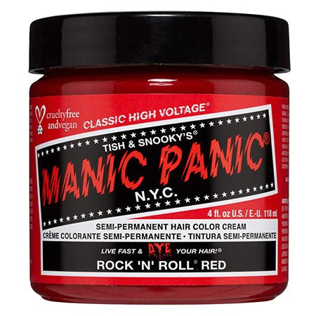 Manic Panic Hair Dye "Rock N' Roll Red"