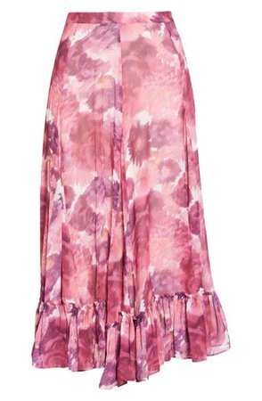 LoveShackFancy Lil Floral Silk Skirt | Nordstrom
