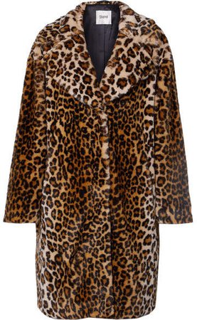 STAND - Camille Leopard-print Faux Fur Coat - Leopard print