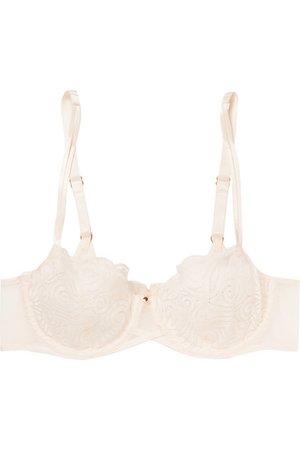 Chantelle | Pyramide stretch-lace and tulle underwired bra | NET-A-PORTER.COM