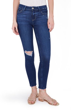 Verdugo Ripped Ankle Skinny Jeans