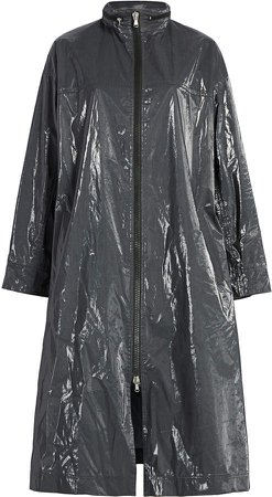 Michelle Waugh The Amy Coated-Cotton Raincoat