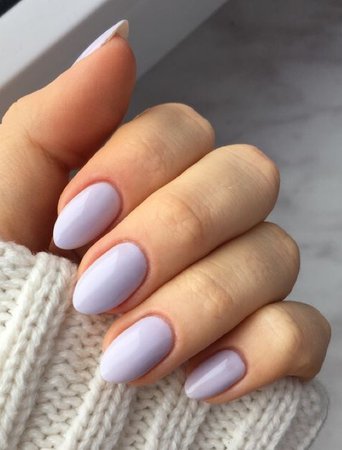 pastel purple nails
