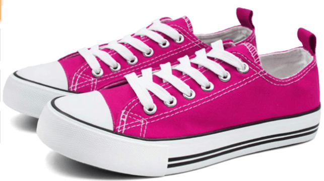 hot pink sneakers