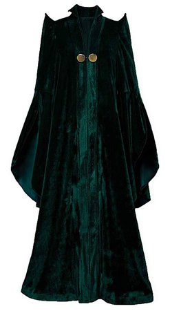 Amazon.com: Skycos Womens Witch Halloween Robe Cosplay Costume Wizard Sorceress Cloak Fancy Long Dress (M, McGonagall): Clothing