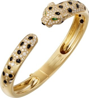 CRN6715417 - Panthère de Cartier bracelet - Yellow gold, emeralds, onyx, diamonds - Cartier