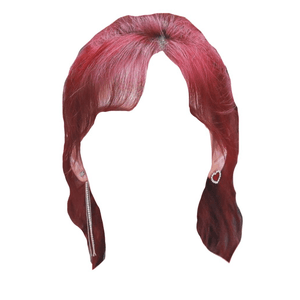 Red Hair Ponytail PNG