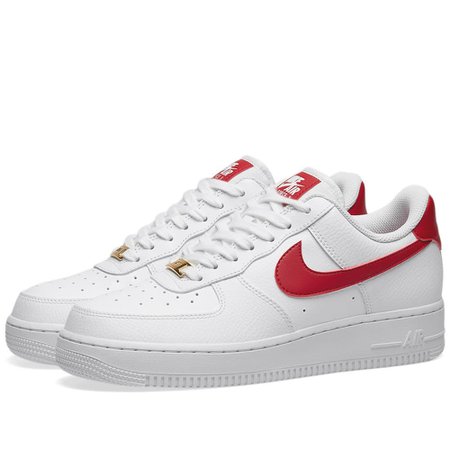 Nike Air Force 1 07 W White, Red & Gold | END.
