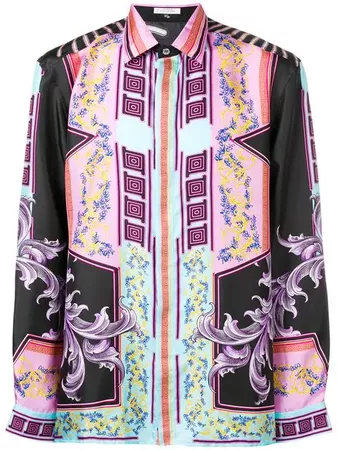 Versace Collection Camisa Estampada - Farfetch