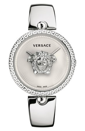 Versace Palazzo Empire Semi Bangle Bracelet Watch, 39mm | Nordstrom