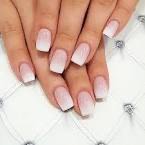 pink and white ombre