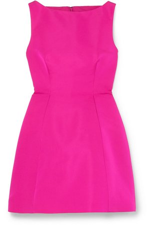 Brandon Maxwell | Silk-faille mini dress | NET-A-PORTER.COM