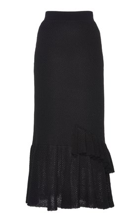 Knit Frill Hem Skirt by Victoria Beckham | Moda Operandi