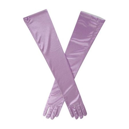 Walmart Elbow Length Lavender Satin Gloves