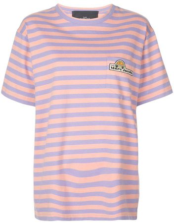 oversized striped T-shirt