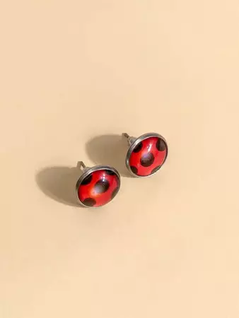 Ladybug Stud Earrings | SHEIN UK