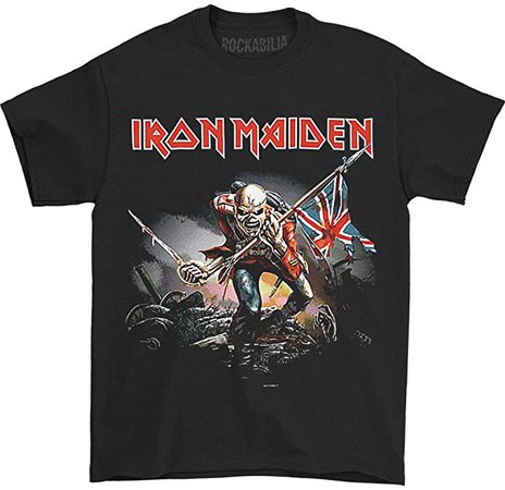 Amazon.com: Global Iron Maiden - Trooper T-Shirt Black Large: Clothing