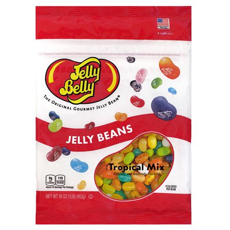 Tropical Mix Jelly Beans – 16 Oz. Re-Sealable Bag