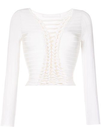 Dion Lee Central Braid Knitted Top - Farfetch