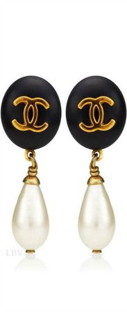 coco chanel pearl earrings - Google Search