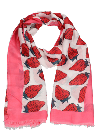 strawberry scarf