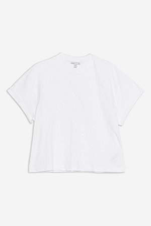 Boxy Roll T-Shirt | Topshop