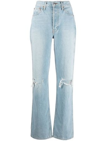 RE/DONE Ripped Detail Jeans - Farfetch