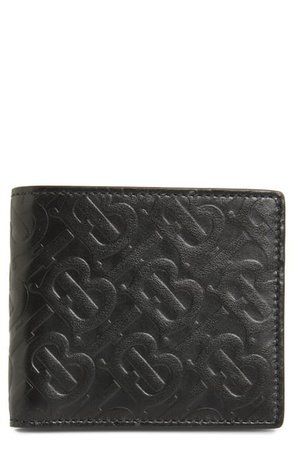 Burberry Sandon Monogram Leather Wallet | Nordstrom