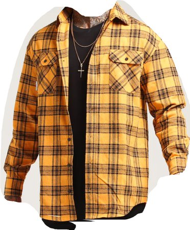 yellow flannel