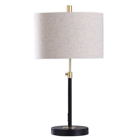 O&O by Olivia & Oliver™ Adjustable Table Lamp in Black/Gold | Bed Bath & Beyond