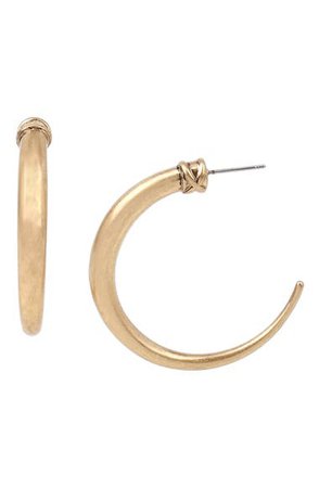 ALLSAINTS Tapered Hoop Earrings | Nordstrom