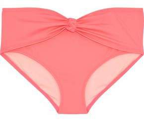 The Whitney Knotted Mid-rise Bikini Briefs