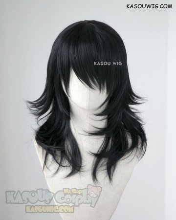 black hair / wig