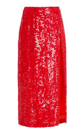 Lapointe Sequined Midi Skirt By Lapointe | Moda Operandi